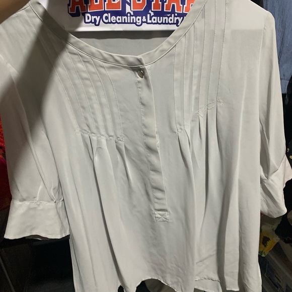 Gray worthington top - Picture 5 of 5